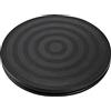 Tucireat 1 Pezzi 360 Gradi Multiuso Giradischi Piattaforma Rotante Nera Supporto Girevole Base Rotante per Giradischi Mobile Giradischi Base Girevole per TV Porta TV Girevole Piatto Girevole