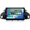 KeiDilie 9 [4G+64G] Android 14 Autoradio per Ford Kuga Escape C-max 2013-2017-Integrato Wireless CarPlay | Android Auto | DSP | GPS Sat Nav | Bluetooth | WiFi | Mirror Link | 360° Panoramica+CAM&MIC
