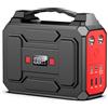 Powkey Powerstation da 97,68 Wh con presa da 100 W per camper e campeggio | Batteria solare da 1,3 kg, generatore solare portatile con molteplici interfacce, design compatto per escursioni all'aperto