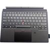 fqparts Custodia superiore del computer portatile generico Palmrest Cover C Shell & Keyboard & Touchpad for Lenovo ThinkPad X12 Detachable Gen 2 US English Layout Small Enter Key Layout