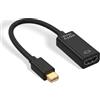 MIMISOLA Adattatore Display Port HDMI, Mini Displayport to HDMI, UHD 4K 30Hz, 2K 60Hz, 1080P 120Hz, Unidirezionale per MacBook Air/Pro Microsoft Surface Pro/Dock Laptop Monitor Proiettore