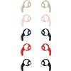 kwmobile Set 5x Gancio Anticaduta Compatibile con Beats Solo Buds - Supporto Auricolare Sportivo Antismarrimento per Cuffiette Wireless