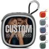Generico Cassa Bluetooth Portatile Personalizzata con Foto e Logo, Mini Altoparlante Wireless, Diffusore Sonoro Potente con Bassi (Nero)