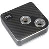 Alphacool Core 1 - Raffreddatore per CPU in carbonio, 7,2 cm, 72 x 72 x 26,50 mm, per desktop, acqua, rame, ottone, carbonio