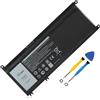 K KYUER 33YDH Batteria per Dell Latitude 13 3300 3380 3400 14 3480 3490 3500 3580 3590 3488 3588 Inspiron 7577 7586 7773 7778 7779 7786 2-in-1 Vostro 7570 7580 G3 15 3579 17 3779 G5 15 5587 G7 7588