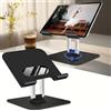 JOYIT Supporto per tablet, supporto per tablet regolabile, supporto per iPad Air Mini 7 Galaxy Pro 12.9 e tutti i dispositivi da 4 a 12,9 pollici (nero)