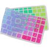 Tiuimk Protezione tastiera per notebook HP 15-ab - Colorato, senza pieghe in silicone per protezione