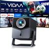 TOPTRO Proiettore 4K【1400 ANSI/Vidaa Sistema】Dolby Audio Proiettore Auto Focus e Keystone Videoproiettore Bluetooth 5.4 Two-way Projector con AirPlay TOPTRO A2 Proiettores TV per HDMI/Home Cinema/Esterni