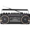 Generic Lettore CD classico retrò - registratore portatile Bluetooth a cassette con radio AM/FM e manopole di regolazione del volume - ideale per riunioni di famiglia e viaggi