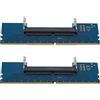 BRIUERG 2X Professional Laptop DDR4 SO-DIMM per Desktop DIMM di Memoria RAM Adattatore del Connettore Desktop PC Memory Card Adapter Converter