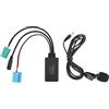 Kuuleyn Adattatore Audio Bluetooth 6 Pin Cavo Audio Bluetooth Adattatore AUX-in per Autoradio con Microfono, Compatibile con Clio/Spazio/Megane Bluetooth 5.0