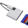 HOYULLI Lettore Schede SD USB C per iPhone 16 15 Pro MAX Adattatore per Apple per iPad Compatibile con Samsung Android MacBook Thunderbolt Cavo Tipo C Fotocamera Card Reader Dati Trasferimento Stoccaggio
