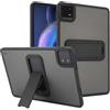 GIOPUEY per Xiaomi Pad 7/7 Pro Custodia, con Supporto, Cover Rigida in PC + Morbida in TPU, Case Custodia Opaco, Nessun Ingiellimento - Black