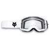 Fox racing Maschera Fox Racing Main core bianco lente trasparente
