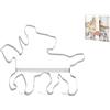 Habi San Martino Stampo Dolce, Acciaio Inox, 33.5x30 cm