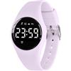 aswan watch Orologio Digitale Bambina Bambino con Contapassi,Calorie e Distanza senza App,Sveglia, Cronometro, Data, Luce-Orologio da polso Ragazza Ragazzo con Cinturino in Silicone