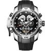 REEF TIGER Orologio Analogico Automatico Uomo con Cinturino in Pelle RGA3503 (RGA3503-YBBB)