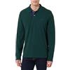 GANT Reg Contrast Pique LS Polo, Verde, XL