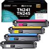 iNKPAD TN241 TN245 Compatibile con Brother TN-241 TN-245Toner per Brother HL3140CW, HL3150CDW, HL3170CDW, DCP9020CDW, MFC9140CDN, MFC9330CDW, MFC9340CDW(Confezione da 4)
