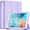 ProCase Custodia per iPad 9.7 2018 6a Generazione/2017 iPad 5a Generazione con Portapenna, Custodia iPad 6/5 Auto Svegliati/Sonno -Puro Viola
