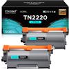 iNKPAD Toner TN2220 TN 2220 compatibile per Brother TN2220 TN-2010 per Brother MFC-7360N MFC-7460DN MFC-7860DW FAX-2840 FAX-2940 HL-2130 HL-2240 HL-2250DN HL-2135W DCP-7055 DCP-7055W (2 nero)