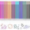 Glowhaven 32 Pezzi Refill per Penna Gel Cancellabile, Compatibili con Legami
