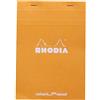 RHODIA 16558C - Bloc-Notes a punto metallico dotPad N°16 Orange - A5 14,8X21cm - Puntinato DOT - 80 fogli staccabili - Carta Clairefontaine Bianca 80g/m² - Carte in carta trattata morbida