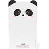 Legami Paper Thoughts Blocco Note con 70 Fogli Staccabili, Bianco (Panda), 19 x 11 cm