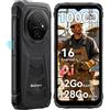 Blackview Smartphone outdoor Blackview ROCK 5, modello 2026, senza contratto, 48+256GB, Android 16, batteria 20000mAh, ricarica 33W, display 120Hz, risoluzione 2.4K, NFC, fotocamera 108MP+50MP+20MP, luminosità 348LM, certificazioni IP69K e IP68