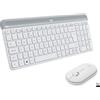 LOGITECH - Set tastiera e mouse senza fili MK470 - AZERTY - Bianco