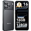 Blackview Cellulare Blackview WAVE 7C 2026 senza abbonamento, 6,56", Android 16, 16 GB + 128 GB/2 TB TF, Face ID, 5000 mAh, 32 MP, doppia SIM, Wi-Fi 5, IP54