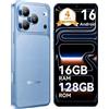 Blackview Cellulare Blackview WAVE 7C 2026 senza abbonamento, 6,56", Android 16, 16 GB + 128 GB/2 TB TF, Face ID, 5000 mAh, 32 MP, doppia SIM, Wi-Fi 5, IP54