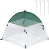 Generic Mini serra protettiva per piante, copertura per piante da giardino, protezione per piante, copertura protettiva per piante da giardino con paletti, riparo da giardino all'aperto con paletti, 60 x 60 x