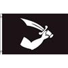 AZ FLAG Bandiera Pirata Thomas Tew 90x60 cm Poliestere 100D 2 Occhielli | Uso interno ed esterno bandiera decorativa dei pirati doppie cuciture e bordi rinforzati con occhielli metallici