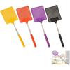 CQXSYTBN Scacciamosche telescopico estensibile 4 pezzi swatter zanzare insetti a mano 27.5-76 cm colori assortiti uso interno esterno casa ufficio viaggio