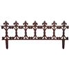 Esschert PS21 Fallen Fruits - Bordo grande per prato, colore: marrone