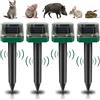 Aicharynic Repellente solare per talpe, 4 pezzi: Aicharynic Ultrasonic, spaventappi, spaventappi, talpe, repellente per arvicole, controllo dei parassiti con IP65, per il giardino