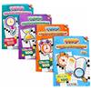 Genérico Cruciverba Pack di 4 Libri Più di 400 Giochi Hobby in bianco e nero Tutto Cruciverba in spagnolo.
