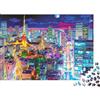 QWERTYUIOPD Tokyo Vista Notturna Luci Brillanti Puzzle 1000 Pezzi Carta Puzzle per Adulti Decorazione Casa Regalo 70x50cm/1000pcs