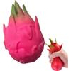 WEIWOGU Squishy Dragon Fruit, Squishy Gigante Dragonfruit per adulti, Realistico Giocattolo da spremere divertente con sollievo dall'ansia, Sollevamento lento e Rimbalzo sensoriale (1 PC)