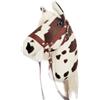 HORSE & toys Cavallo A4 (cavallo su un bastone) Hobby Horse A4 completo di cantar come da foto (blaak)
