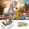 AITEXI Puzzle da 1000 pezzi per adolescenti UNICORNO FANTASY EPICO Allena il tuo cervello e le tue mani perché è ideale come regalo per tutta la famiglia 38x26cm