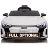 Mondial Toys Audi RS etron GT Macchina Elettrica Per Bambini 12V con Auto Elettrica con Cinture di Sicurezza a 3 Punti Porte Apribili e Fari a Led Bianco