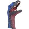 Hidyliu Burattino a Mano a Forma di Dinosauro, in Morbida Gomma Atossica, Giocattolo Interattivo per Bambini, con Bocca Controllabile Tramite Dito, Dipinto a Mano.