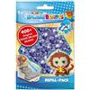 Craze Splash Beadys per bambini, Perline d'acqua confezione di ricarica lilla con glitter 400 pezzi, fai da te, perline d'acqua senza ferro, perline di colla di ricarica