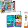 Squish-a-longs by Squishmallows - Set da gioco per valigie in movimento, 2 mini squish da 2,5 cm, 3 livelli di gioco, 3 accessori dai 6 anni in su e 2 pezzi da gioco - Colleziona, scambia e gioca