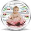 AL Moneta D'Argento Per Evento Di Nascita Di Precious Moments 10 Gm