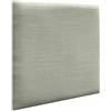 DHOME Pannelli Imbottiti in Lino Naturale Autoadesivi per Parete Acustici Fonoassorbenti Protezione dagli Impatti Testiere Decorazione Casa Camera da Letto (Verde, 60x60cm)
