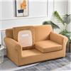 AQIGR Copridivano 2/3/1 Posti Con Braccioli Stretch, Cuscino Separati Elastico, Decorazione del Soggiorno (Color: #31, Size: 2 Seater)
