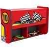 Aileenstore Libreria da parete per bambini, colore rosso
